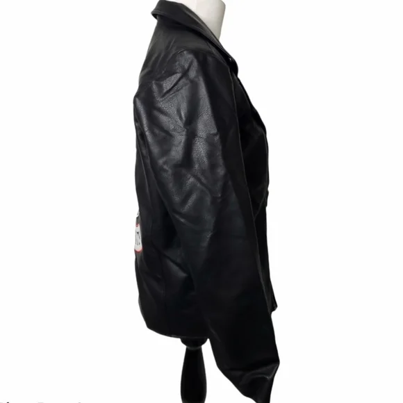 JUGHEAD RIVERDALE SOUTHSIDE SERPENTS MEN WOMEN BIKER Faux Leather Medium - Picture 4 of 14